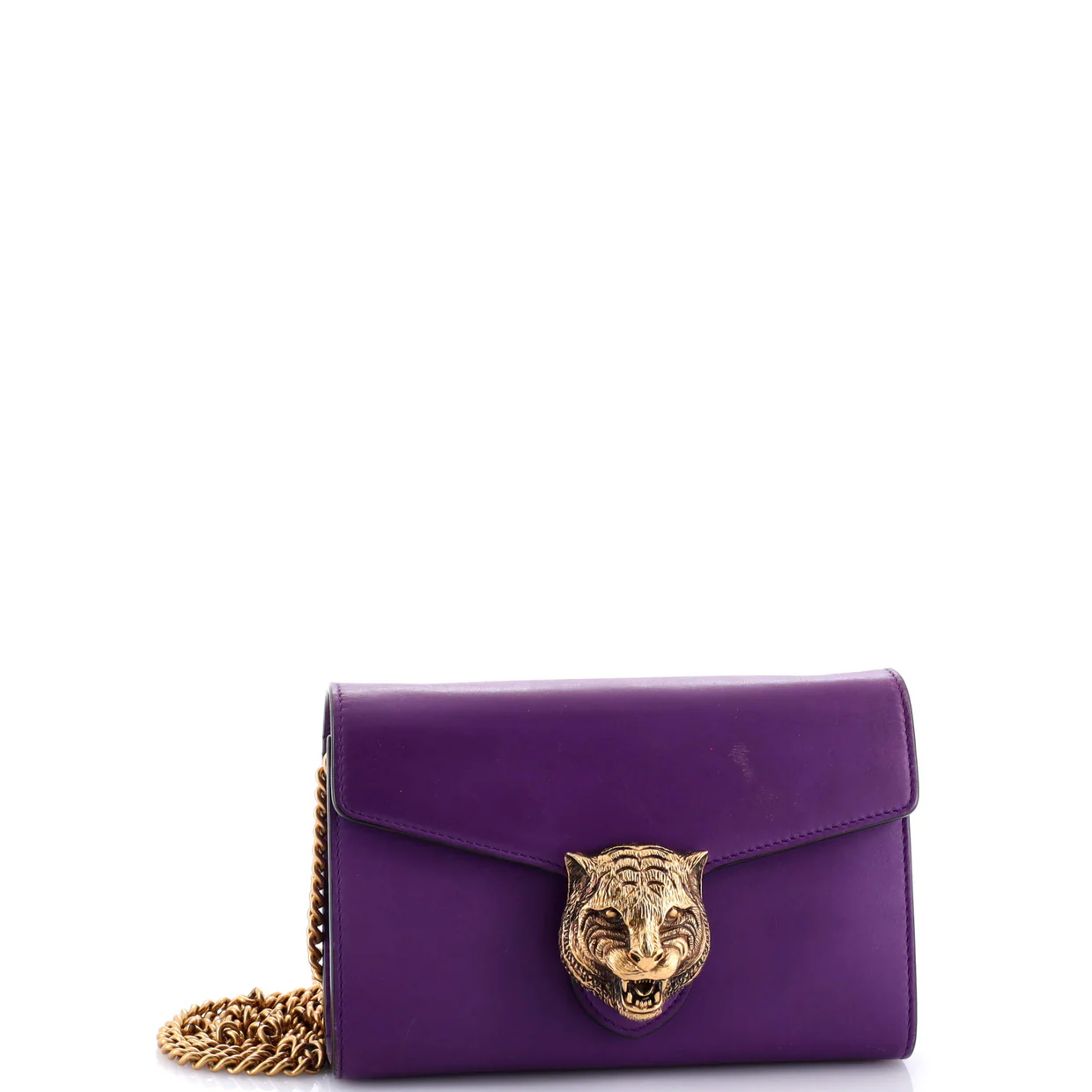 Animalier Chain Wallet Leather - Deep Luxury