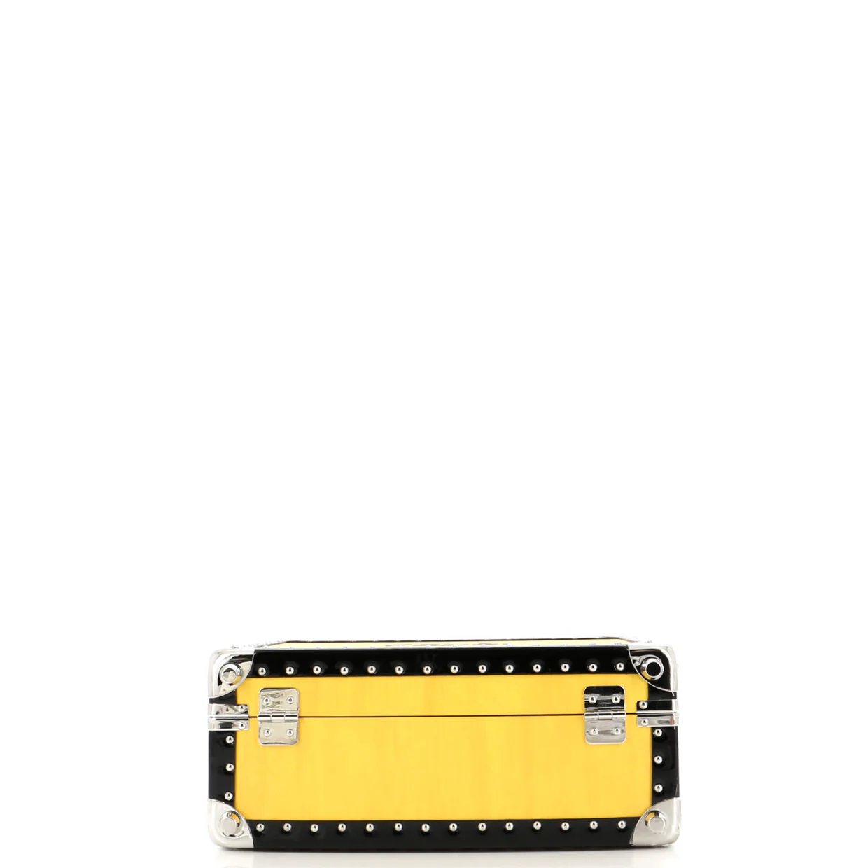 Logo Rigid Suitcase Leather Small - Deep Luxury