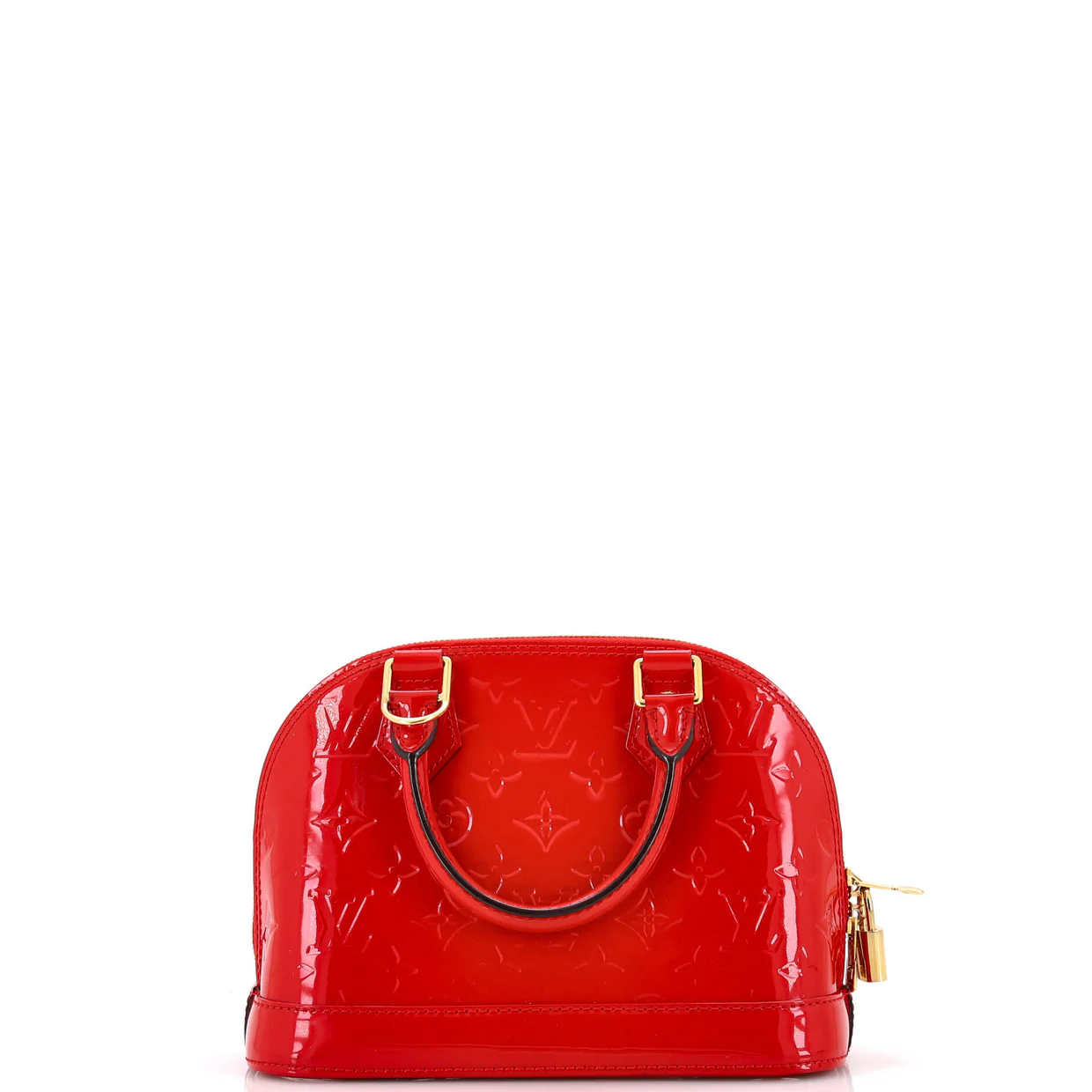 Alma Handbag Monogram Vernis BB - Deep Luxury