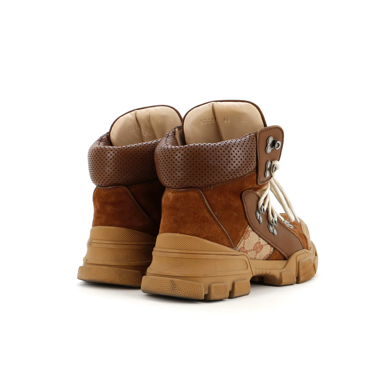 Flashtrek Hiking Boots GG Canvas and Suede - Deep Luxury