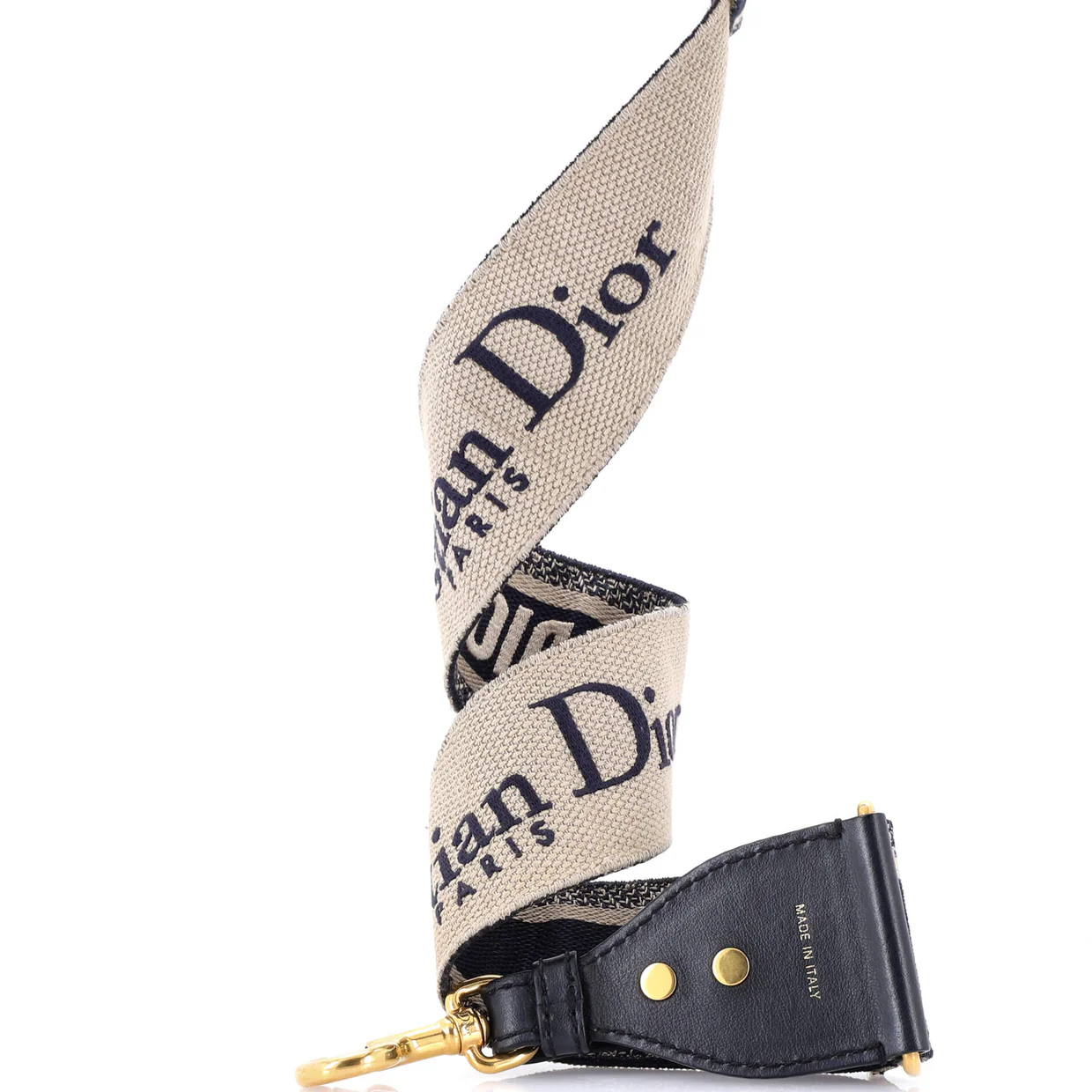 Logo Shoulder Strap Embroidered Canvas - Deep Luxury