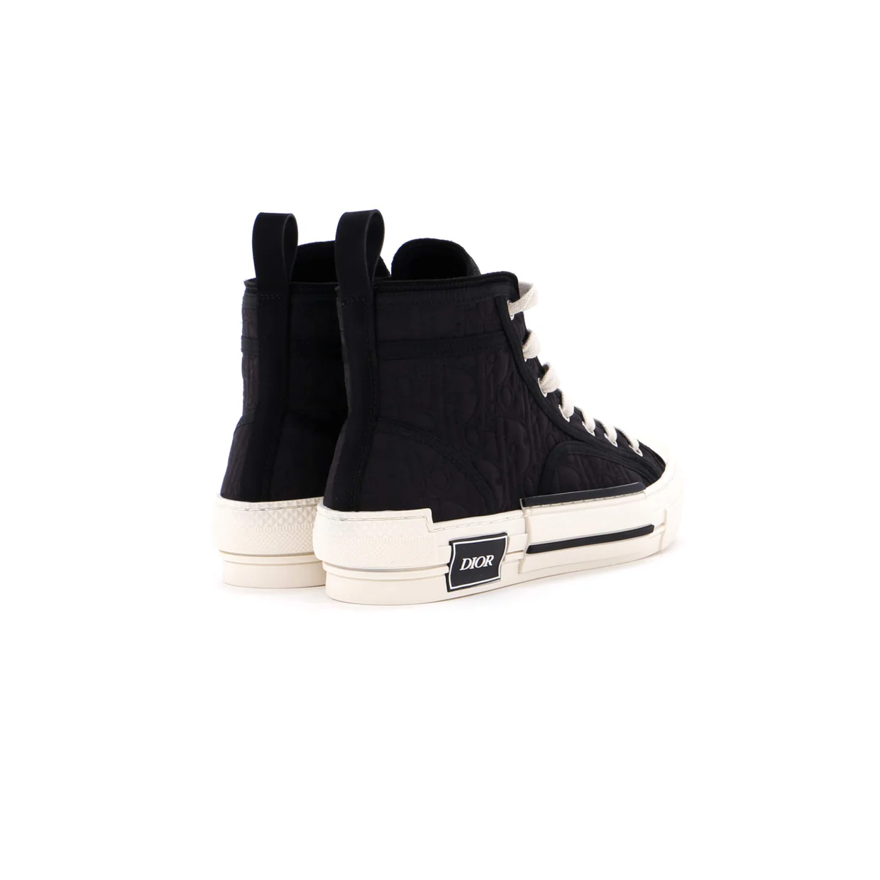 Men's B23 High-Top Sneakers Quilted Oblique Nylon - Deep Luxury