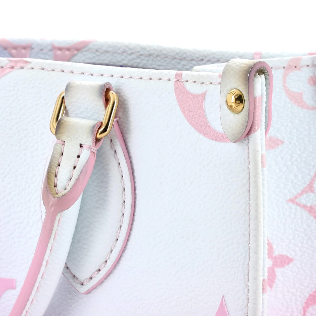 OnTheGo Tote Spring in the City Monogram Giant Canvas PM - Deep Luxury