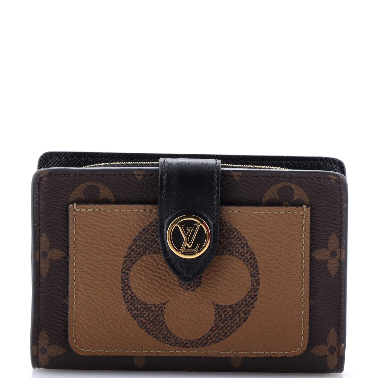 Juliette Wallet Reverse Monogram Canvas - Deep Luxury