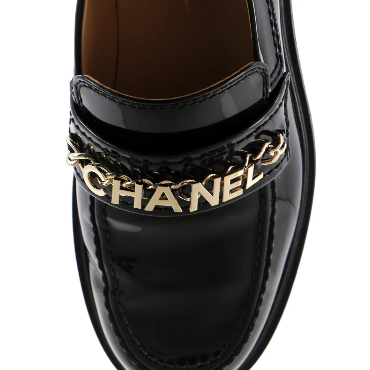 Women's Logo Loafers Shiny Calfskin - Deep Luxury