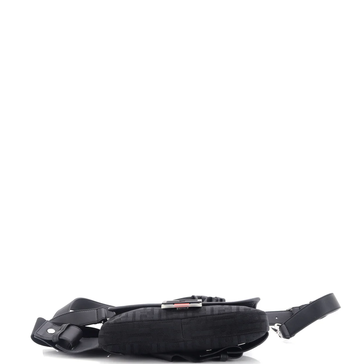 Baguette Convertible Belt Bag Zucca Mesh with Nylon and Rubber - Deep Luxury