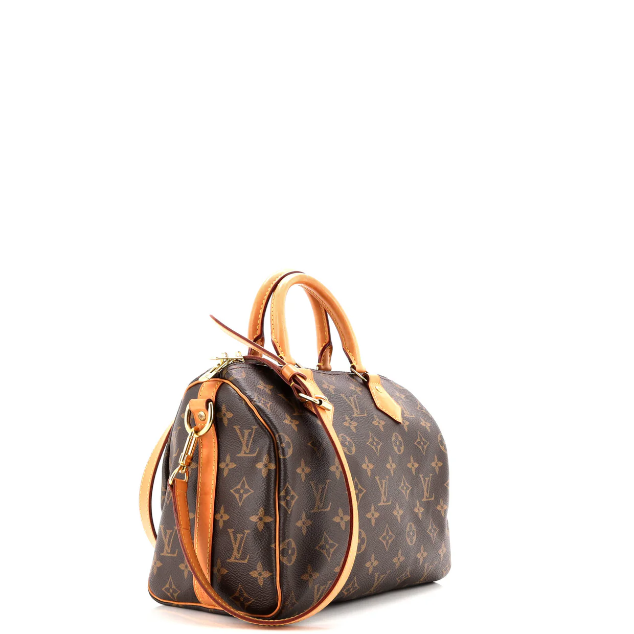 Speedy Bandouliere Bag Monogram Canvas 25 - Deep Luxury