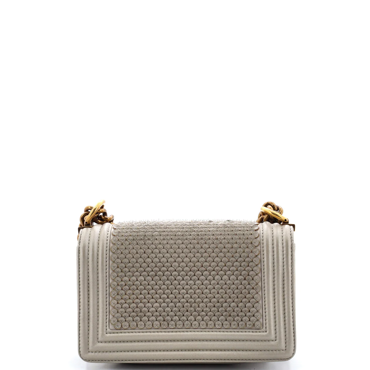 Boy Flap Bag Scaled Lambskin Small - Deep Luxury