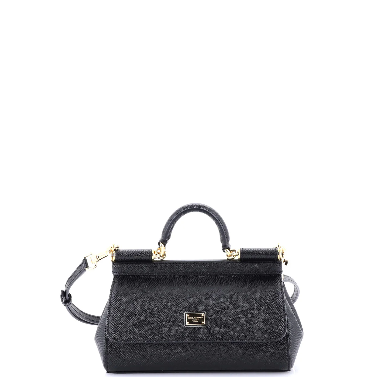 East West Miss Sicily Bag Leather Small - Deep Luxury