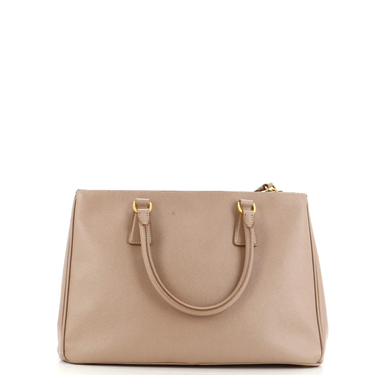 Double Zip Lux Tote Saffiano Leather Medium - Deep Luxury