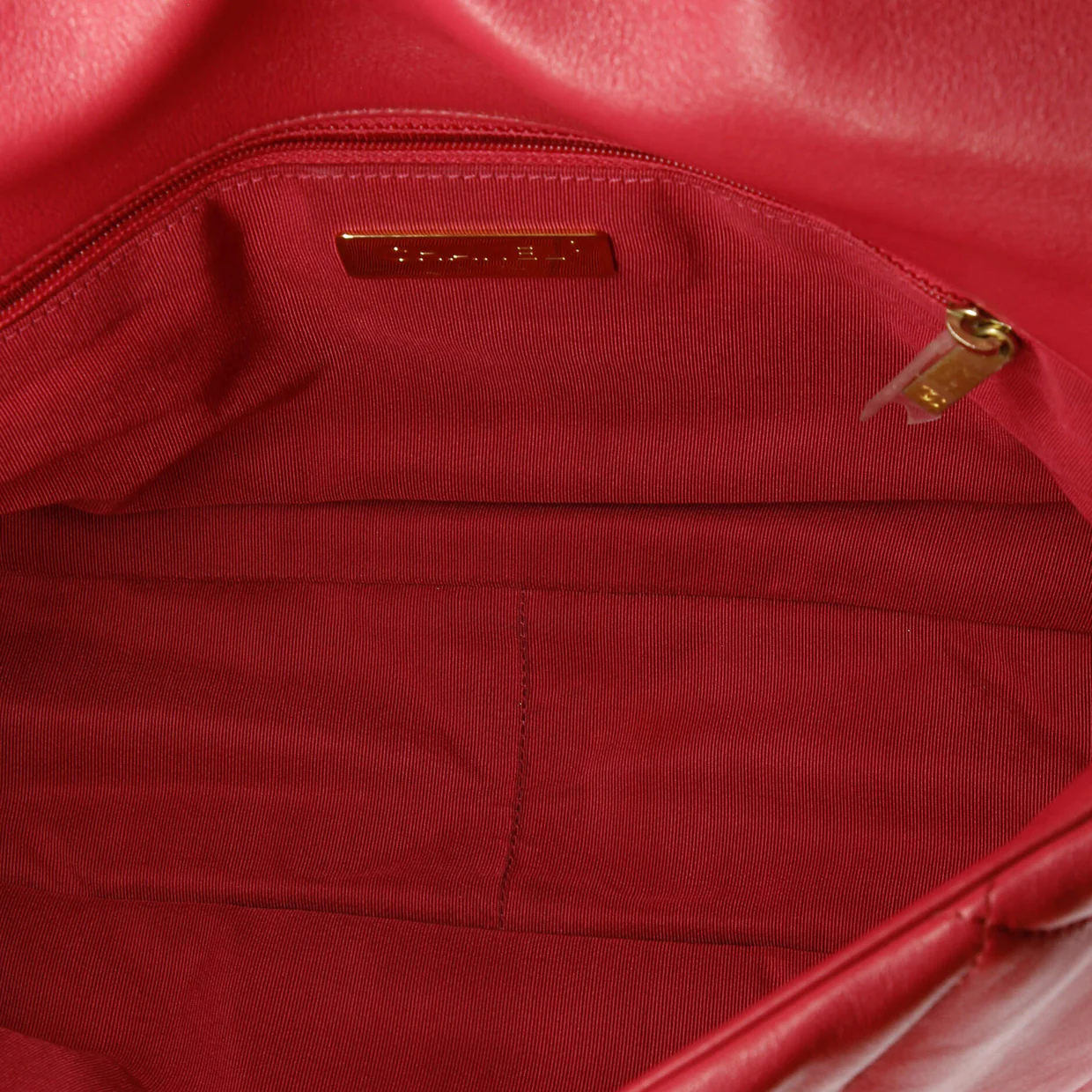 19 Flap Bag Quilted Leather Large - Deep Luxury