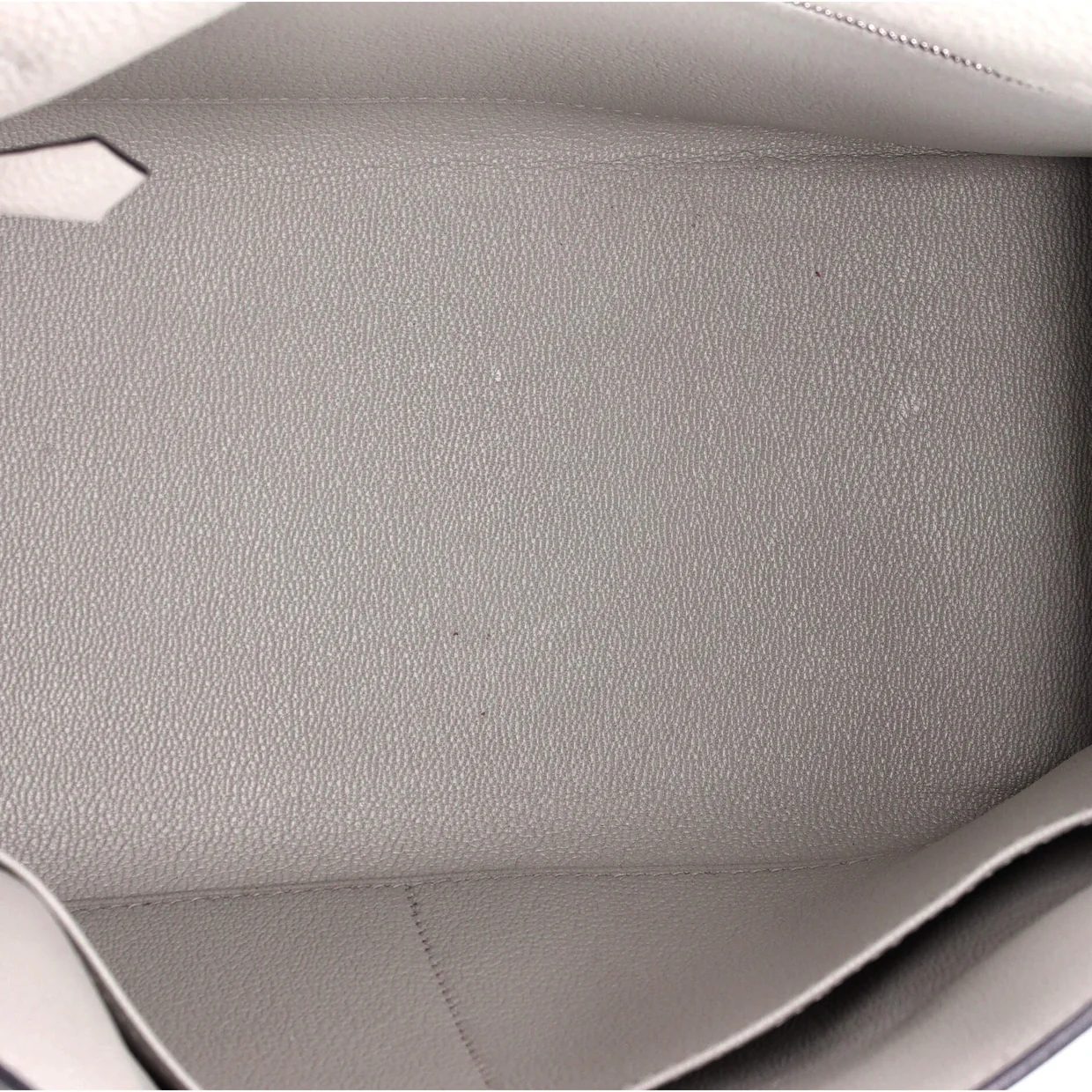 Kelly Handbag Grey Togo with Palladium Hardware 28 - Deep Luxury