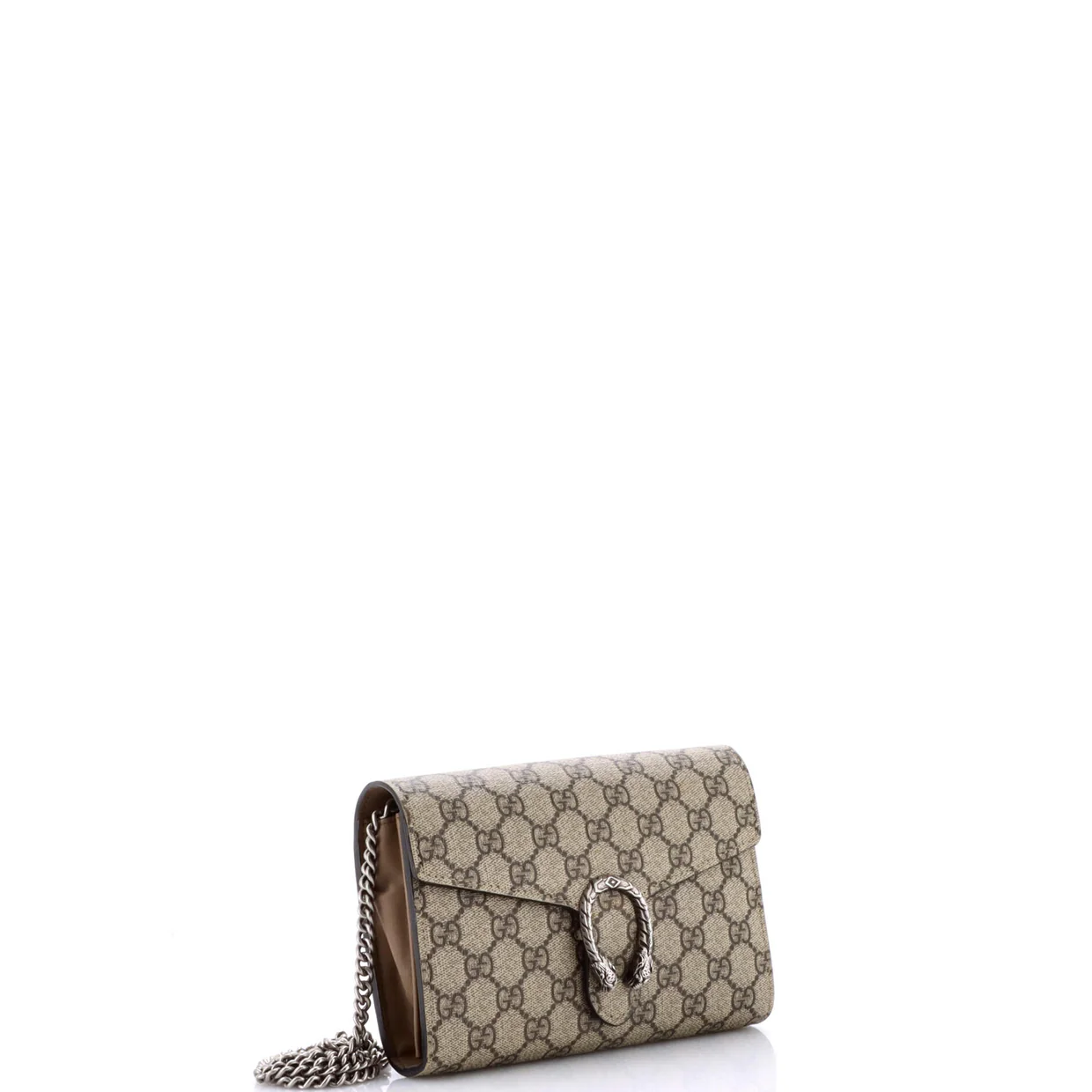 Dionysus Chain Wallet GG Coated Canvas Small - Deep Luxury
