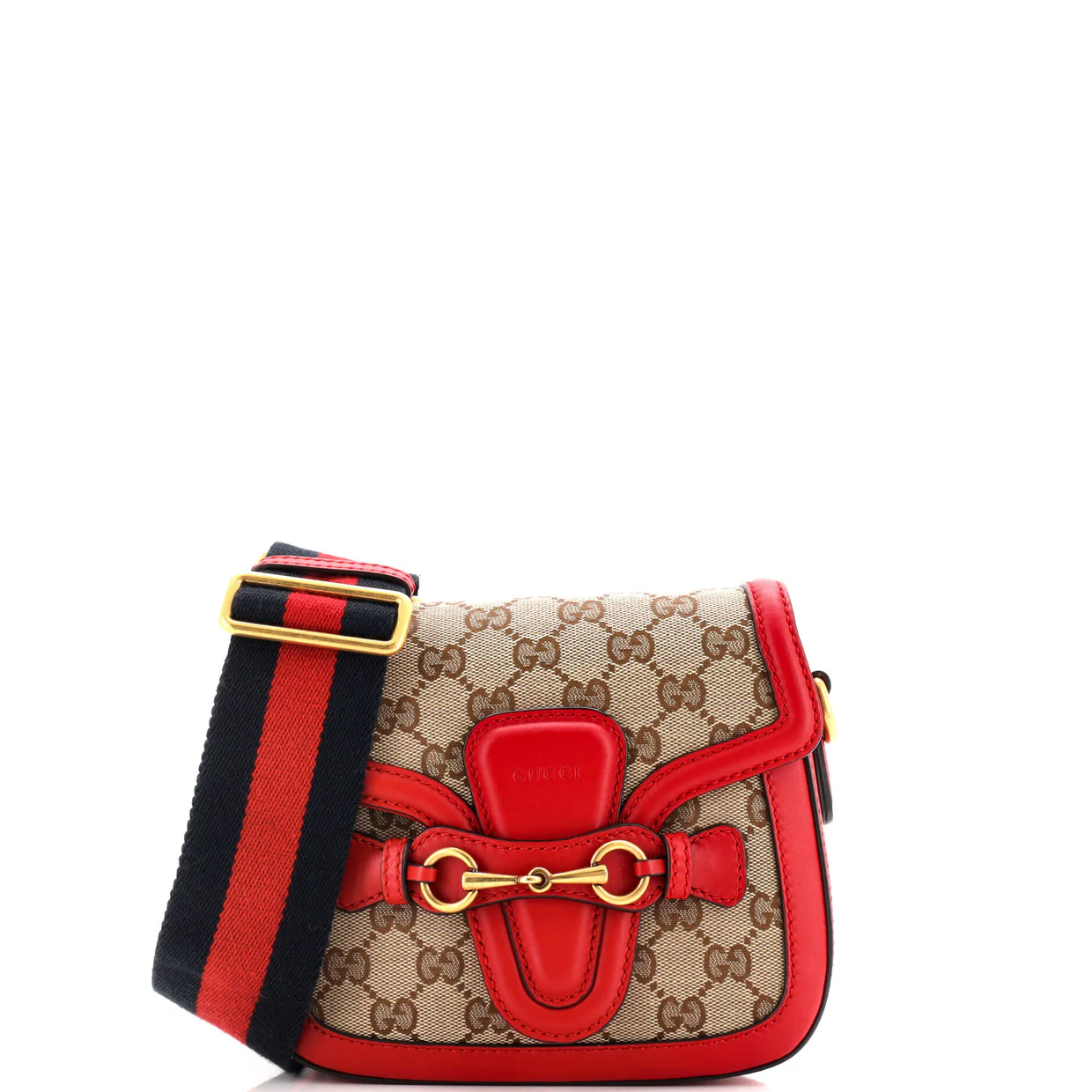 Lady Web Shoulder Bag GG Canvas Small - Deep Luxury