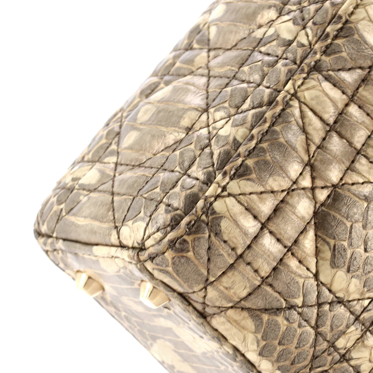 Lady Dior Chain Bag Python Mini - Deep Luxury