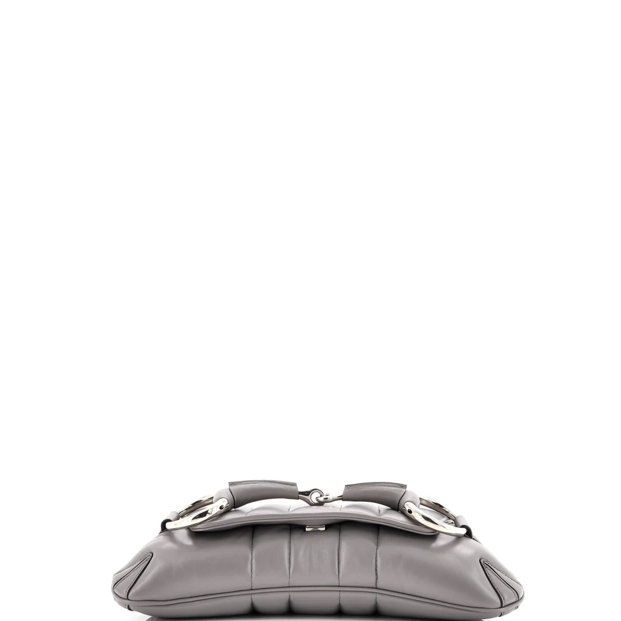 Horsebit Chain Shoulder Bag Vertical Quilted Leather Medium - Deep Luxury