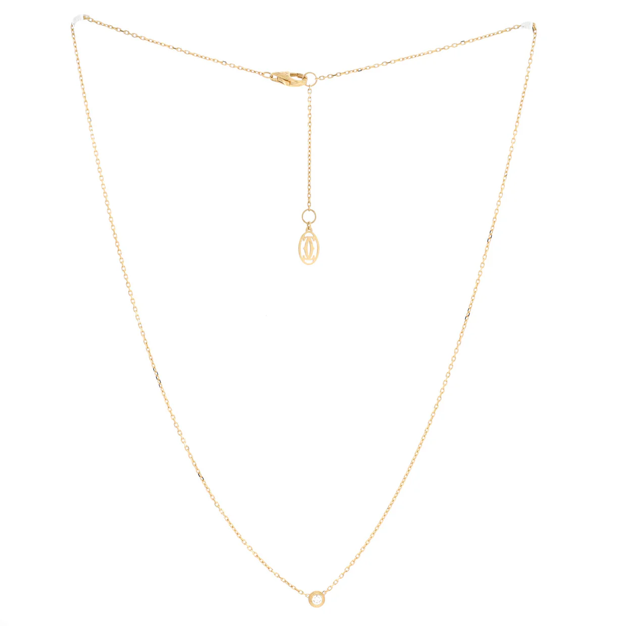 Cartier D'Amour Pendant Necklace 18K Yellow Gold and Diamond XS - Deep Luxury