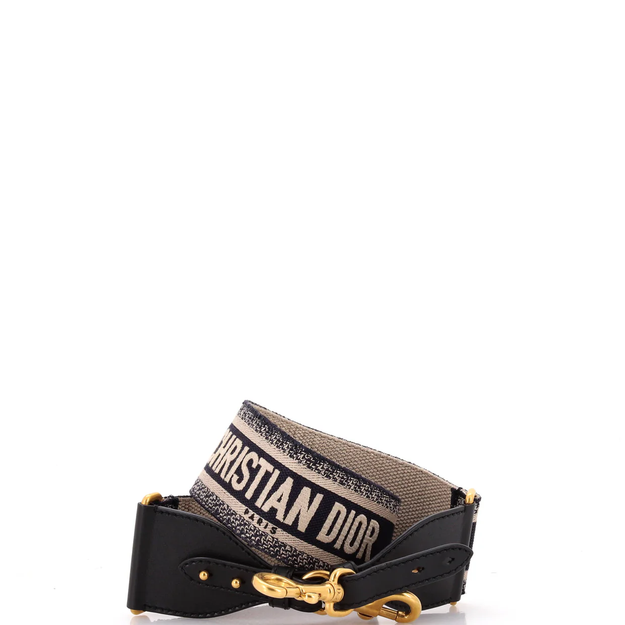Logo Shoulder Strap Embroidered Canvas - Deep Luxury