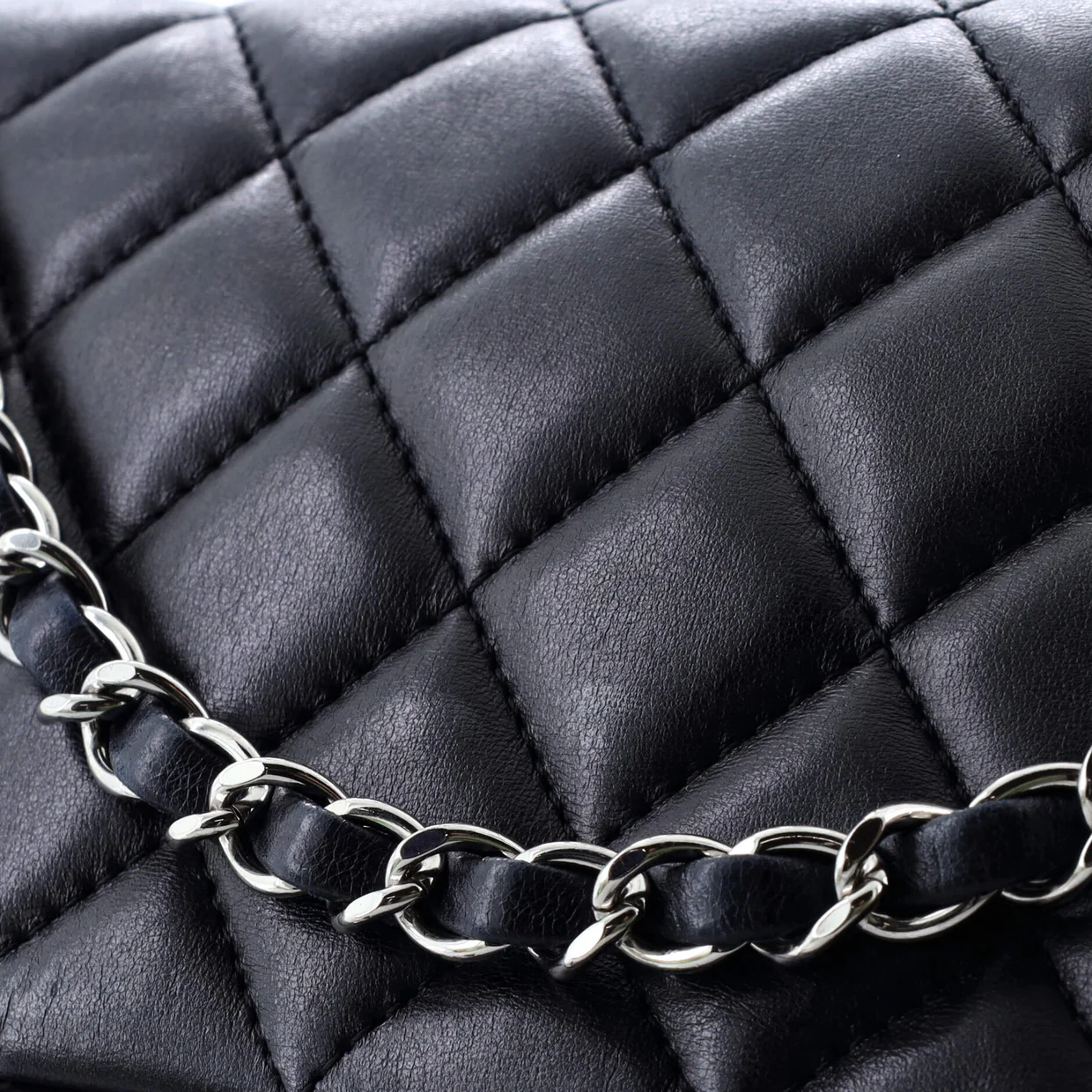 3 Flap Bag NM Quilted Lambskin Jumbo - Deep Luxury