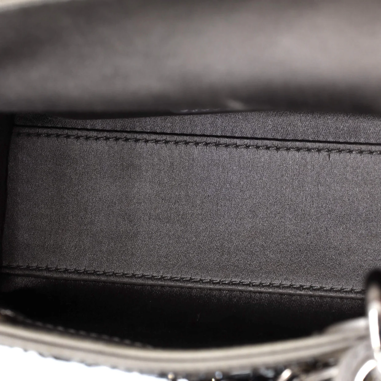 Lady Dior Bag Crystal Embellished Cannage Quilt Satin Mini - Deep Luxury