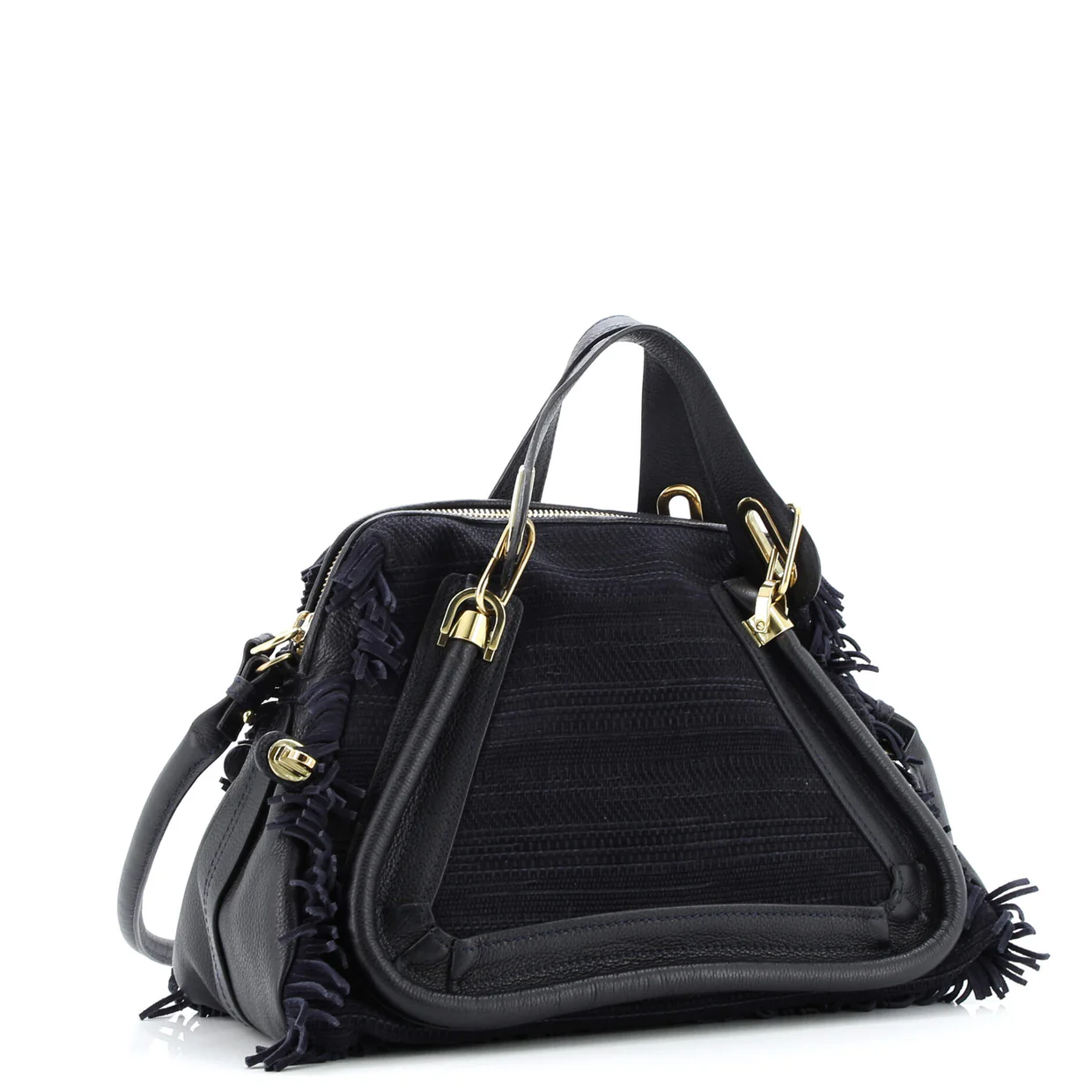 Paraty Top Handle Bag Leather Medium - Deep Luxury