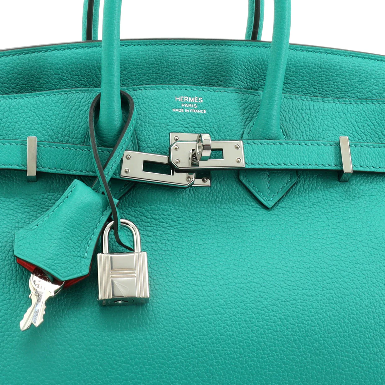 Birkin Handbag Verso Novillo with Palladium Hardware 25 - Deep Luxury