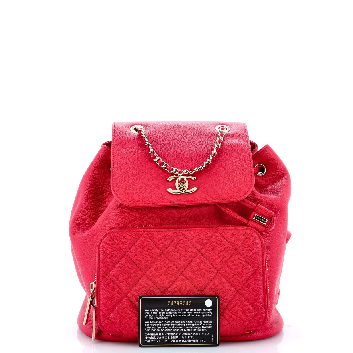 Business Affinity Backpack Caviar Small - Deep Luxury