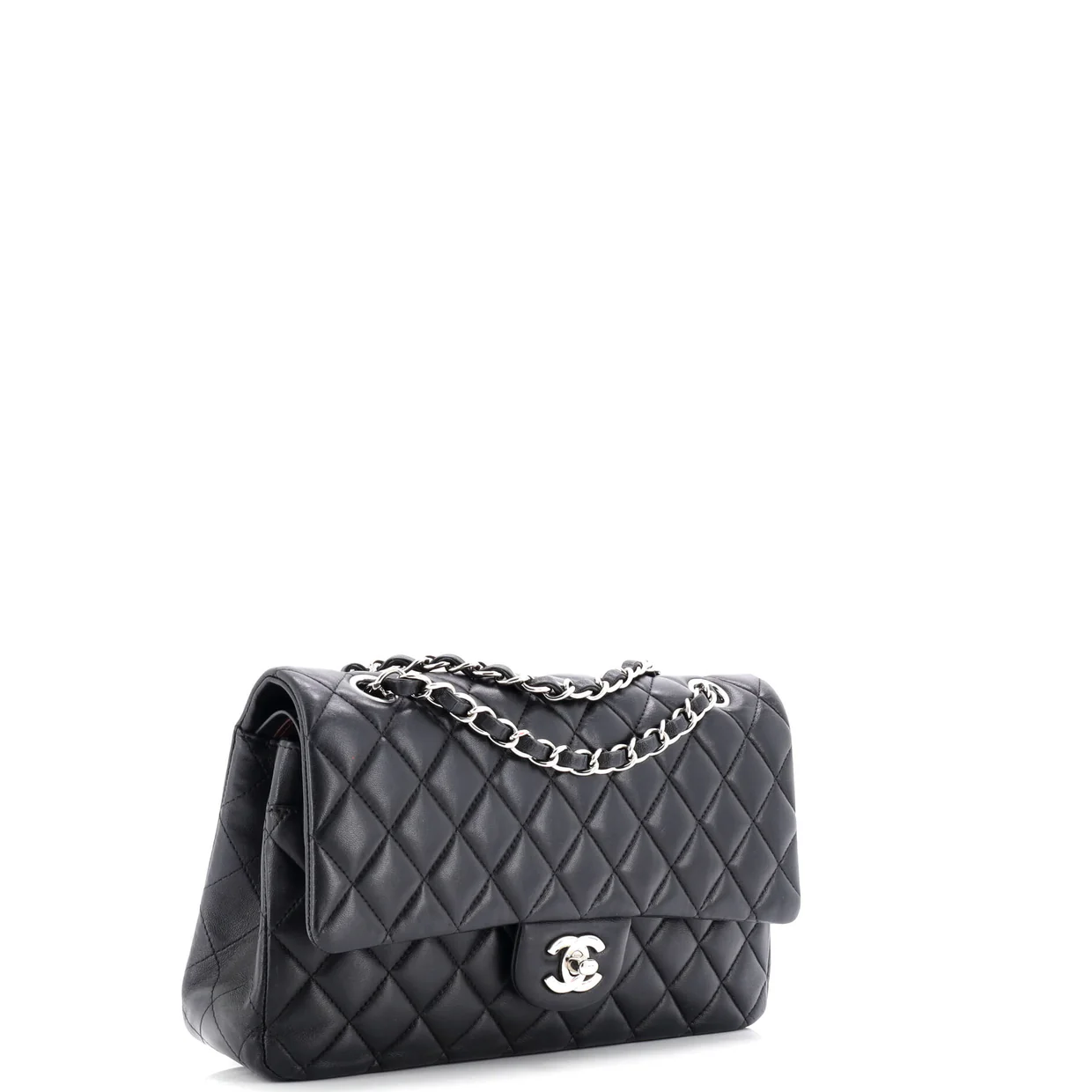 Classic Double Flap Bag Quilted Lambskin Medium - Deep Luxury