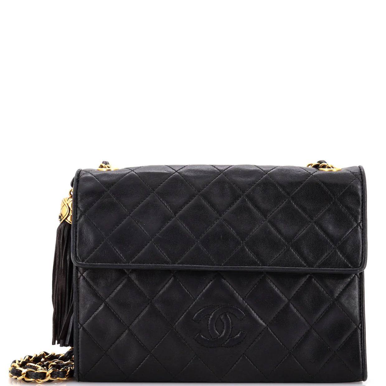 Vintage Diamond CC Flap Bag Quilted Lambskin Medium - Deep Luxury