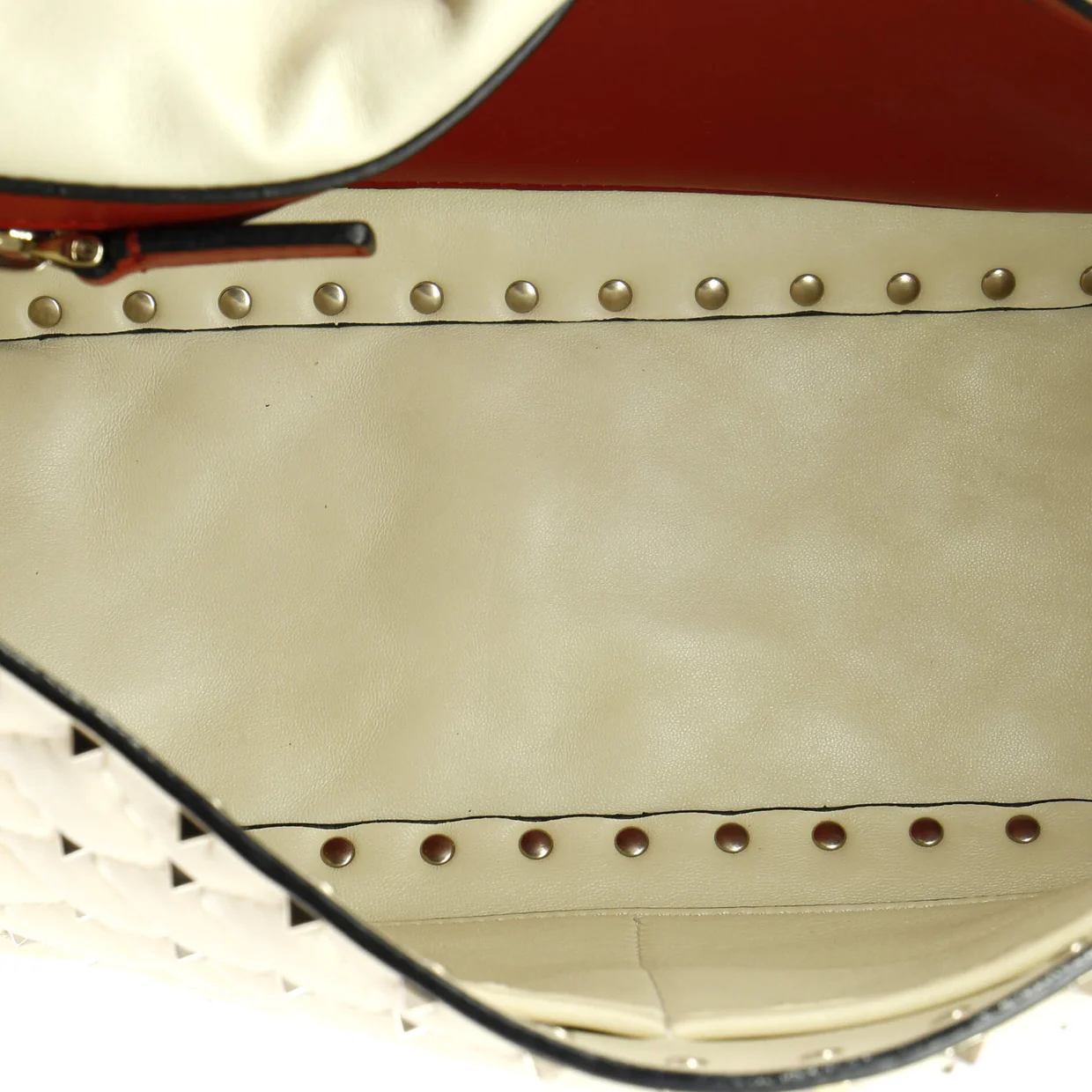 Rockstud Spike Flap Bag Quilted Leather Large - Deep Luxury