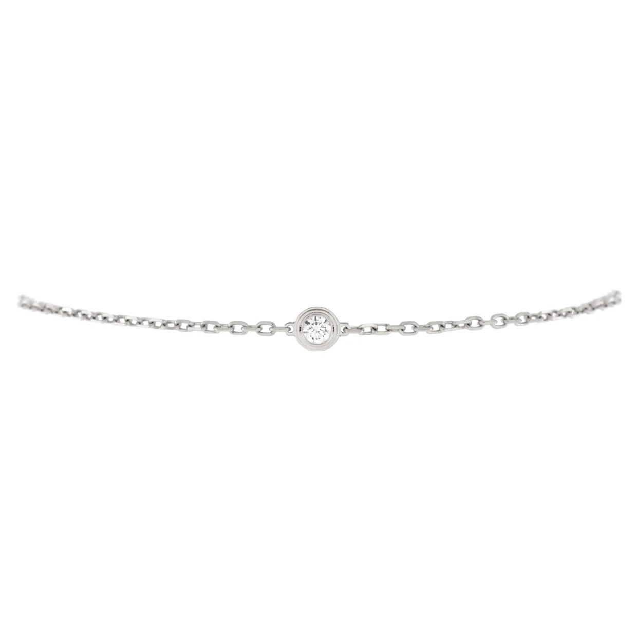 D'Amour Bracelet 18K White Gold and Diamond Small - Deep Luxury