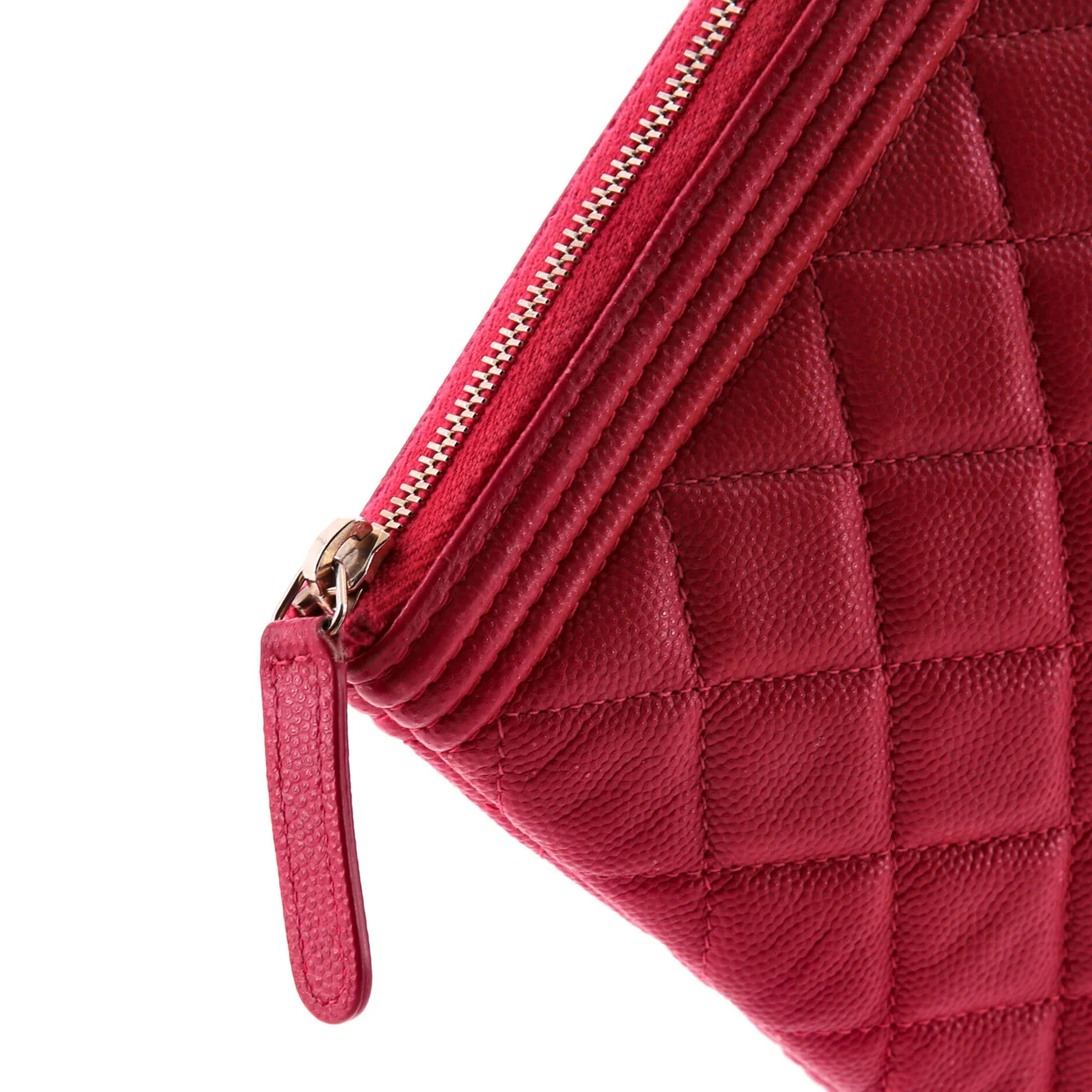 Boy O Case Clutch Quilted Caviar Medium - Deep Luxury