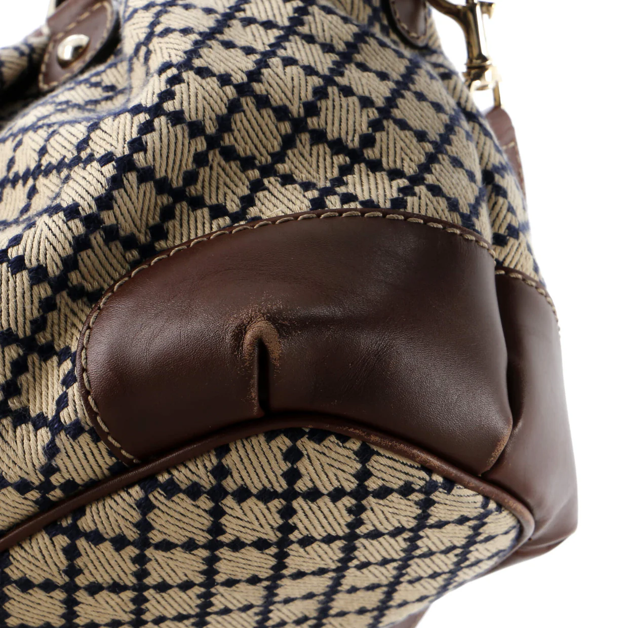 Sukey Top Handle Satchel GG Canvas Large - Deep Luxury