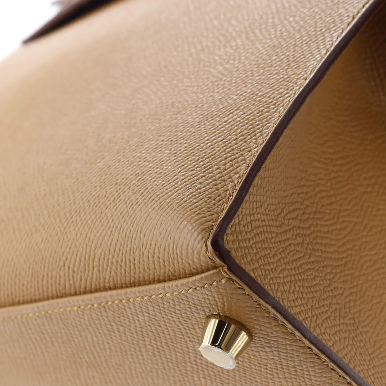 Kelly Handbag Sesame Epsom with Gold Hardware 25 - Deep Luxury