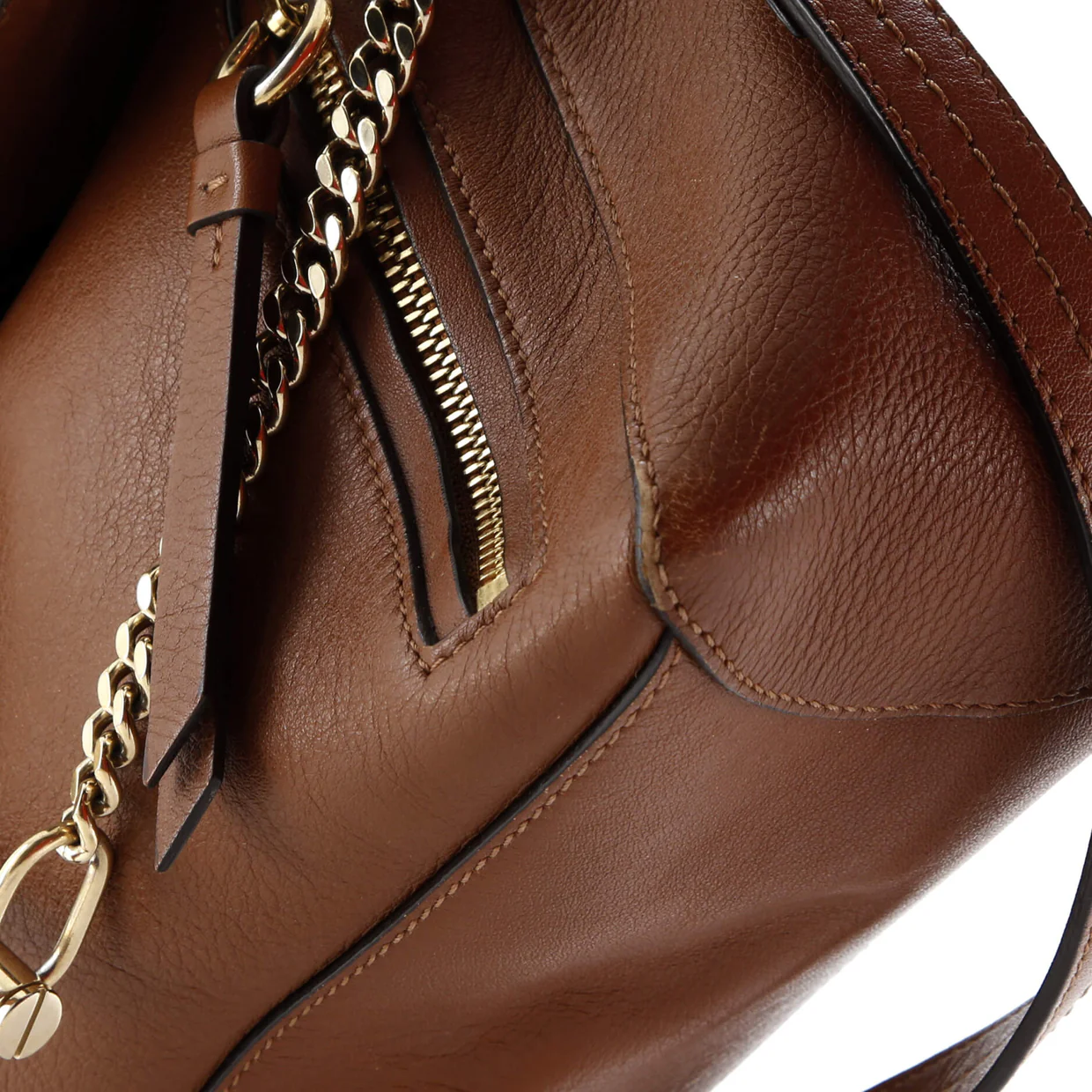 Faye Day Bag Leather Medium - Deep Luxury