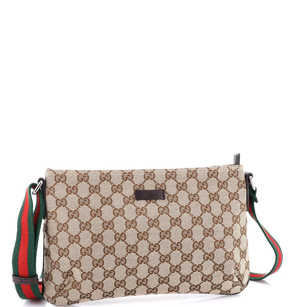 Web Strap Messenger Bag GG Canvas Small - Deep Luxury