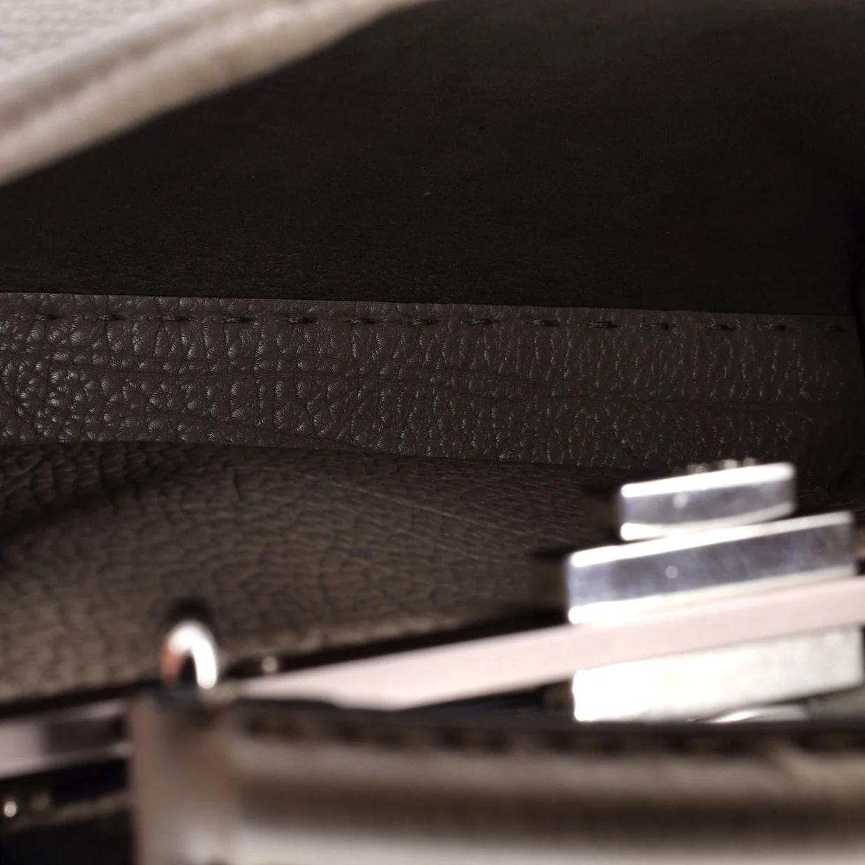 Selleria Peekaboo Bag Rigid Leather Regular - Deep Luxury