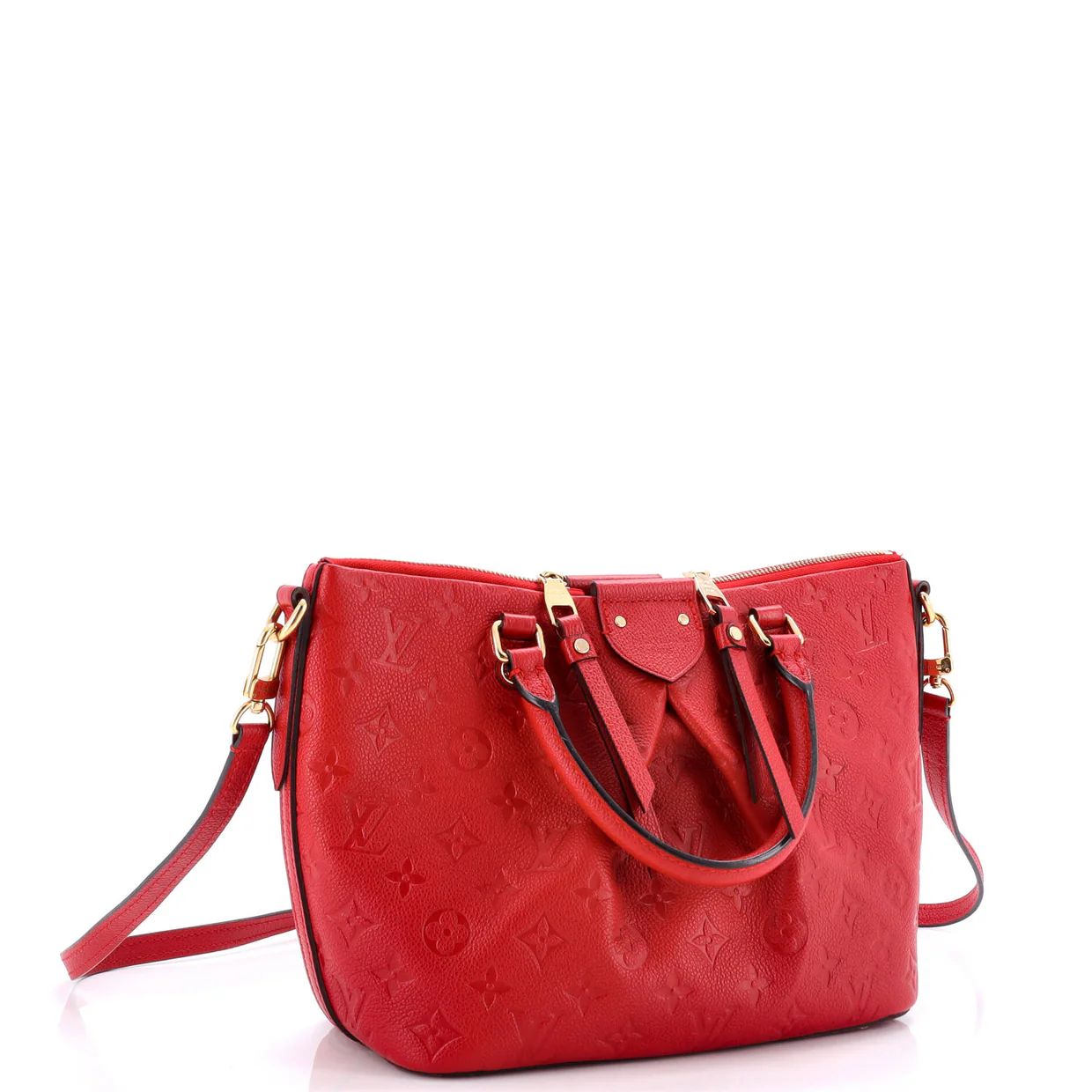 Mazarine Handbag Monogram Empreinte Leather PM - Deep Luxury