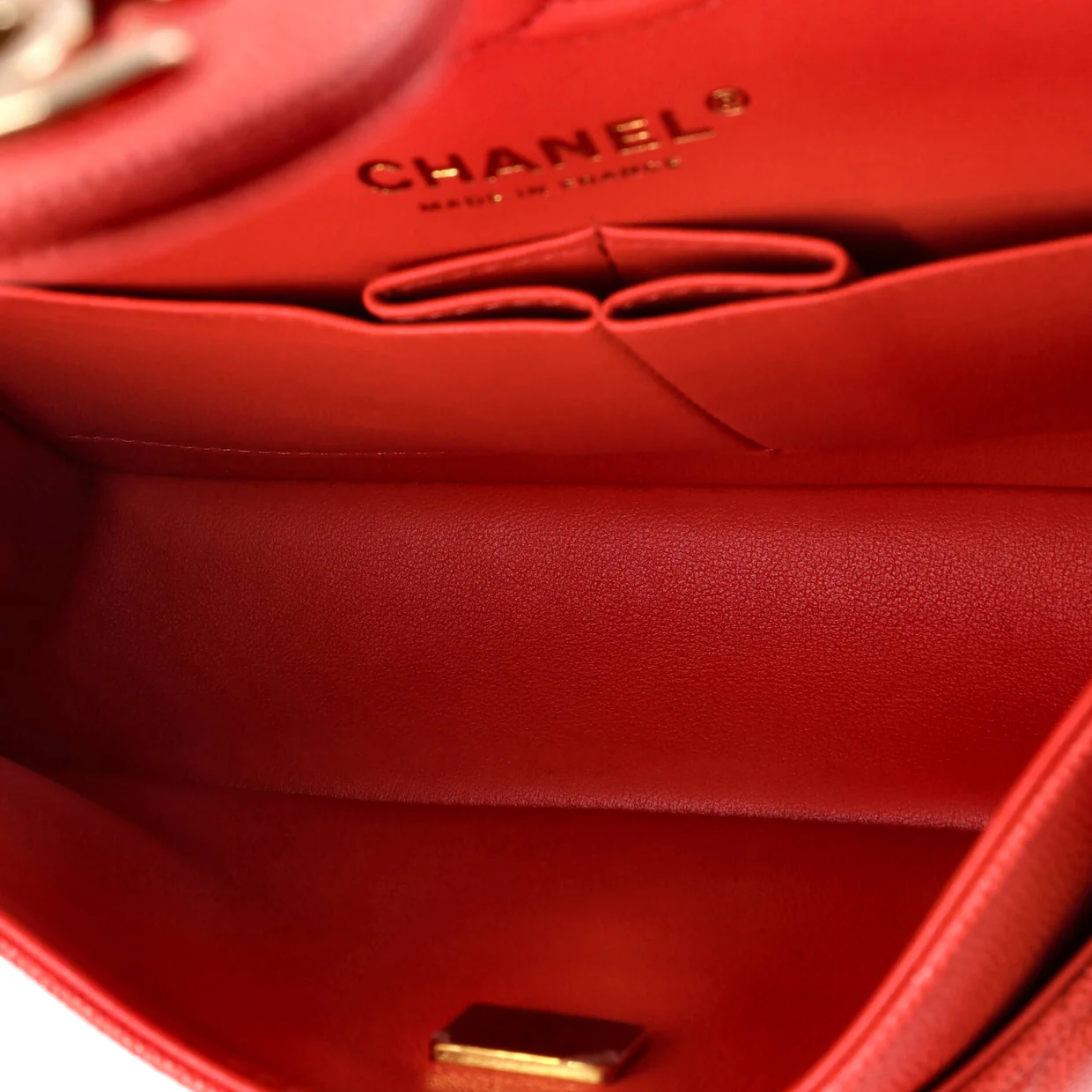 Classic Double Flap Bag Quilted Caviar Small - Deep Luxury