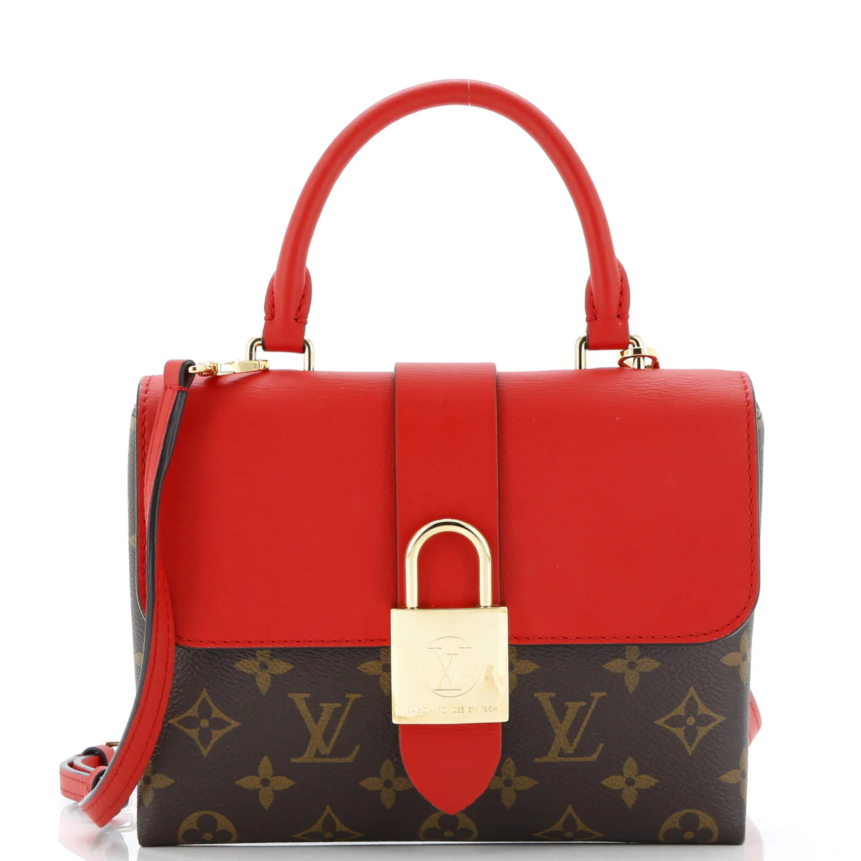 Locky Handbag Monogram Canvas with Leather BB - Deep Luxury
