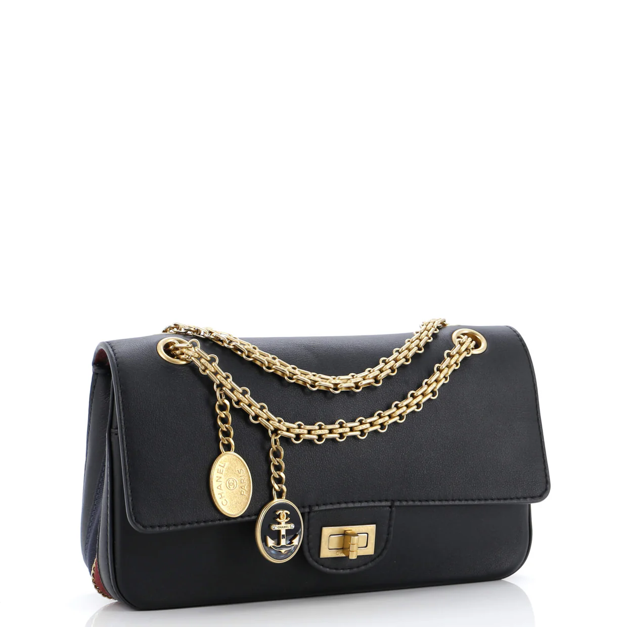 Nude Medallion Reissue 2.55 Flap Bag Calfskin 226 - Deep Luxury