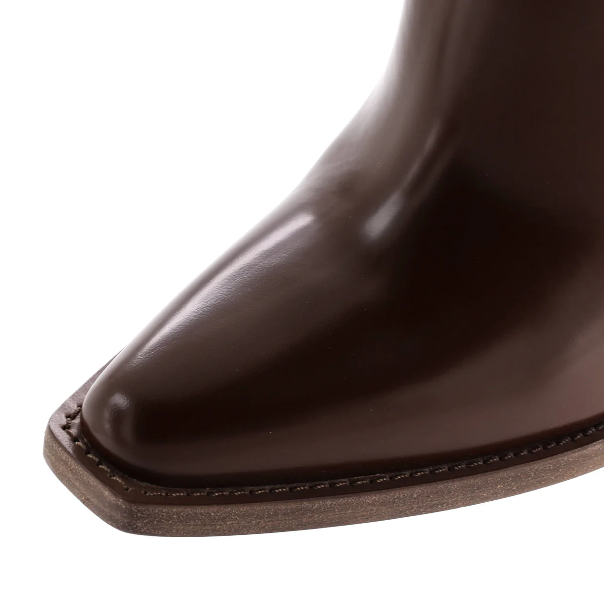 Women's Cut Knee High Boots Leather - Deep Luxury