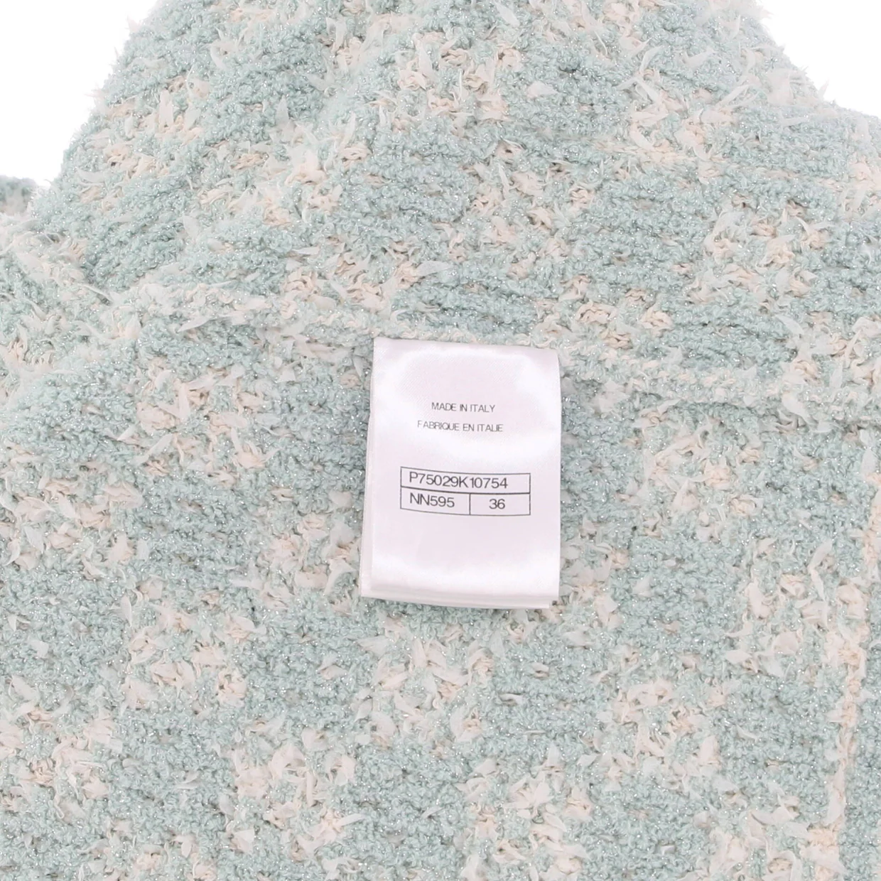 Women's Collarless Two Pocket Jacket Tweed - Deep Luxury