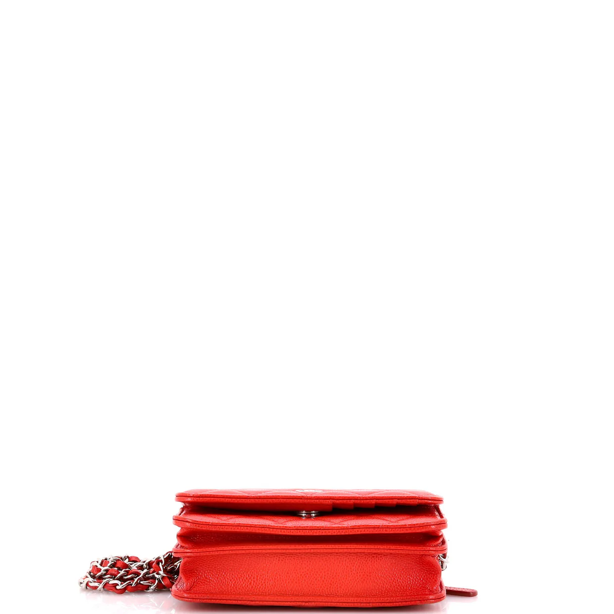 Wallet on Chain Quilted Caviar Mini - Deep Luxury