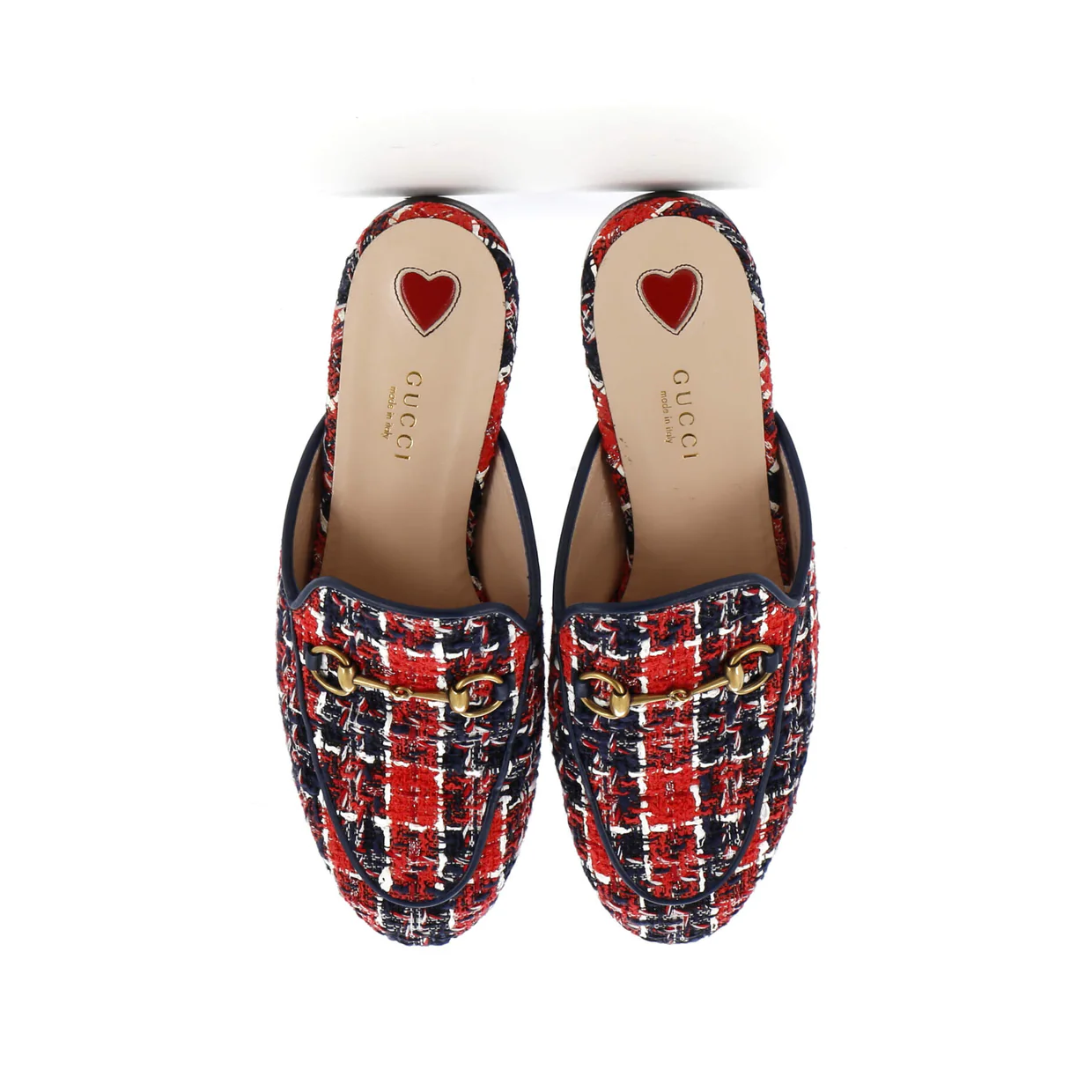 Women's Princetown Mules Tweed - Deep Luxury