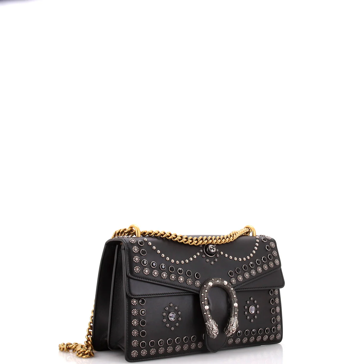 Dionysus Bag Studded Leather Small - Deep Luxury