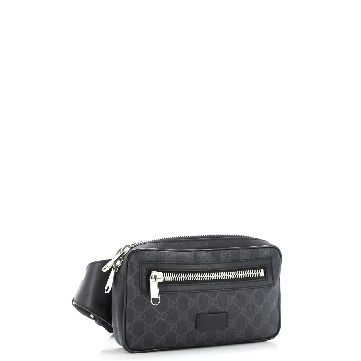 Soft Zip Belt Bag GG Coated Canvas Small - Deep Luxury