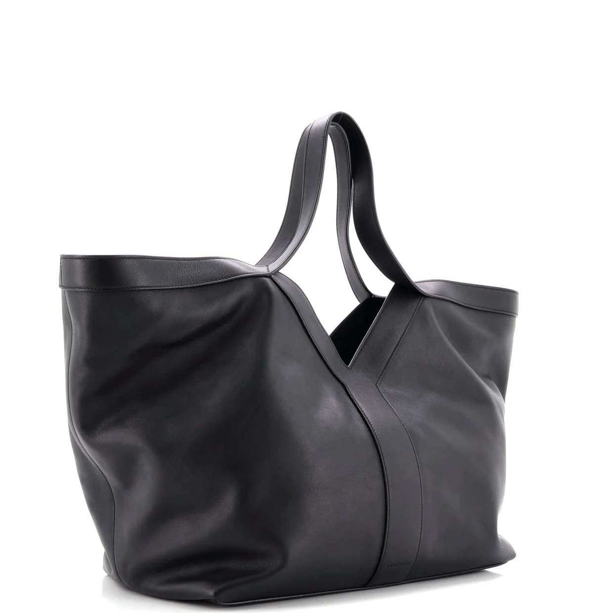 Y Shopper Tote Leather - Deep Luxury