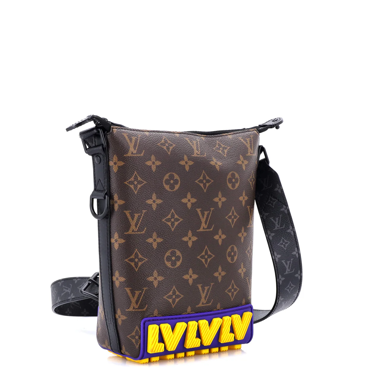 Cruiser Messenger Limited Edition LV Rubber Monogram Canvas and Monogram Eclipse - Deep Luxury