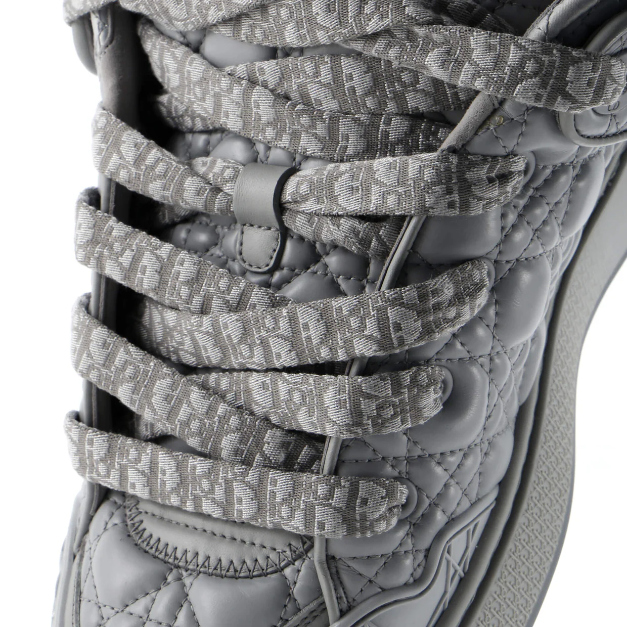Men's B9S Skater Sneakers Cannage Quilt Leather - Deep Luxury